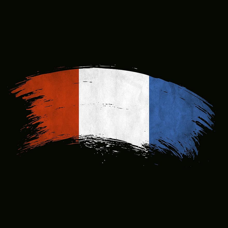 vlajka, Francie, vlajky, francouzština, země, národ, Červené, modrý, bílý, Evropa, trikolóra