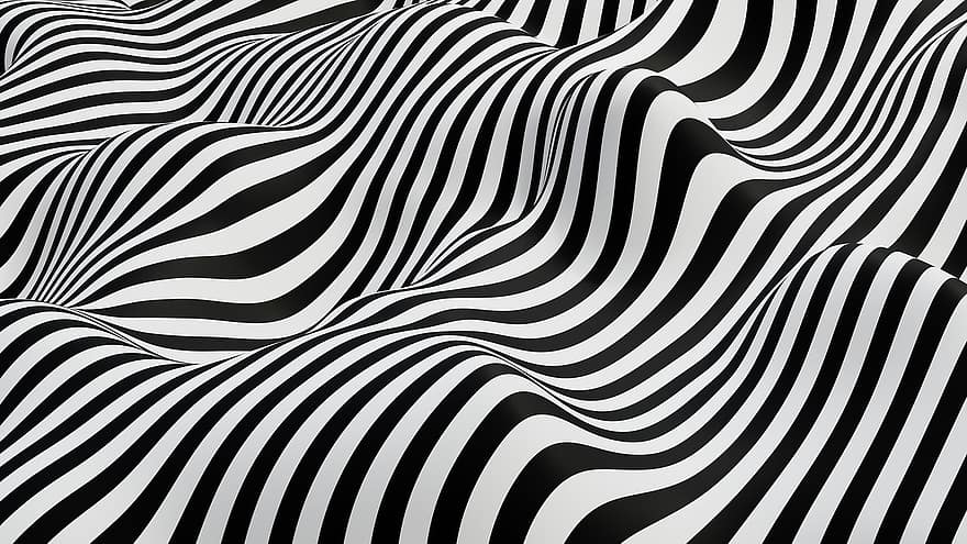 Optical Illusion, Wavy Lines, Hypnotic, Background, Wallpaper, Psychedelic Background, Distortion, Trippy Background, Abstract, pattern, decoration