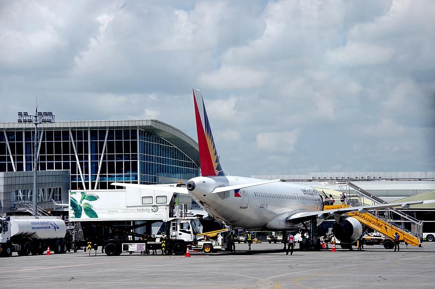 Republic Of The Philippines, Philippine Airlines, Airplane, Manila, air vehicle, transportation, flying, commercial airplane, mode of transport, aerospace industry, propeller