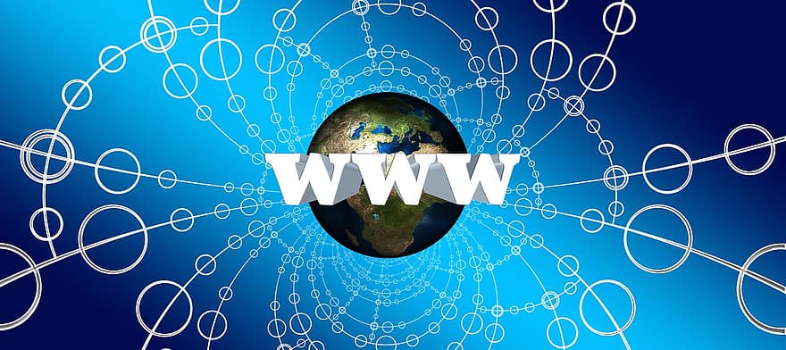 le web, la mise en réseau, Terre, continents, globe, www, à la maison, en réseau, numérique, global, globalisation