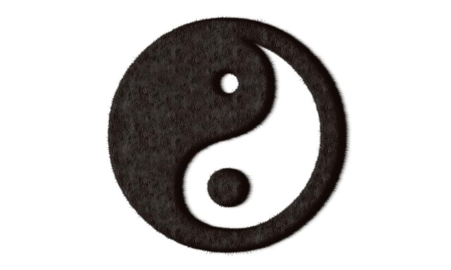 Yin Yang, balansere, zen, harmoni, yin, yang, filosofi