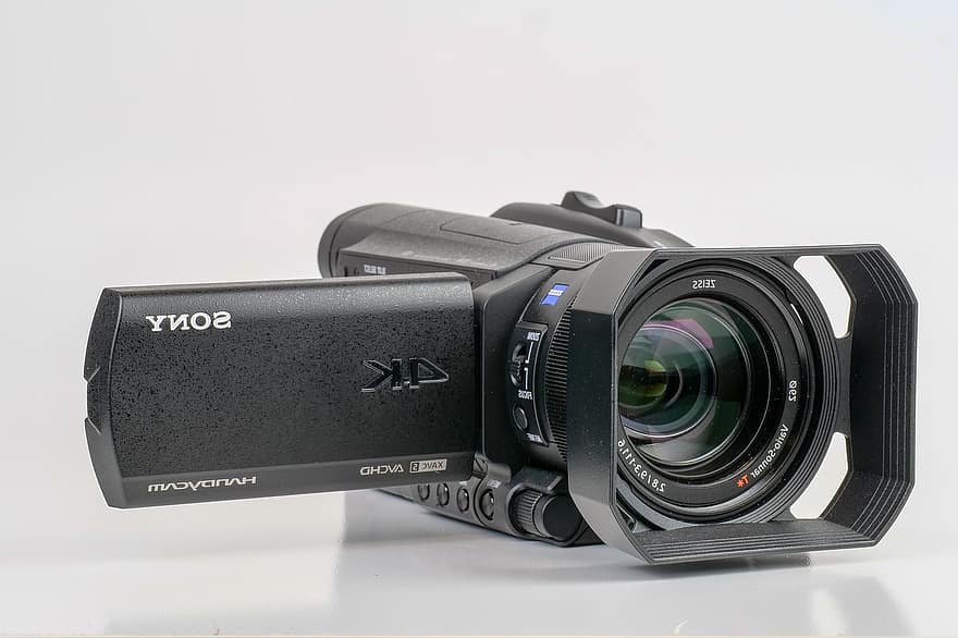filmadora, Câmera, câmera de vídeo, equipamento gráfico, lente, instrumento óptico, equipamento, tecnologia, fechar-se, único objeto, obturador