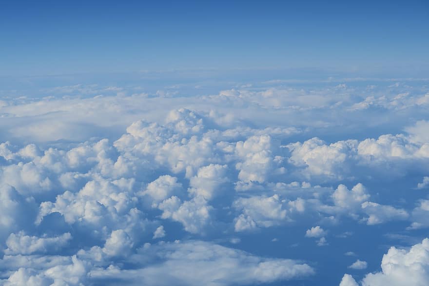 ciel, des nuages, en plein air, espace aérien, cumulus, fond d'écran, bleu, nuage, Météo, journée, stratosphère