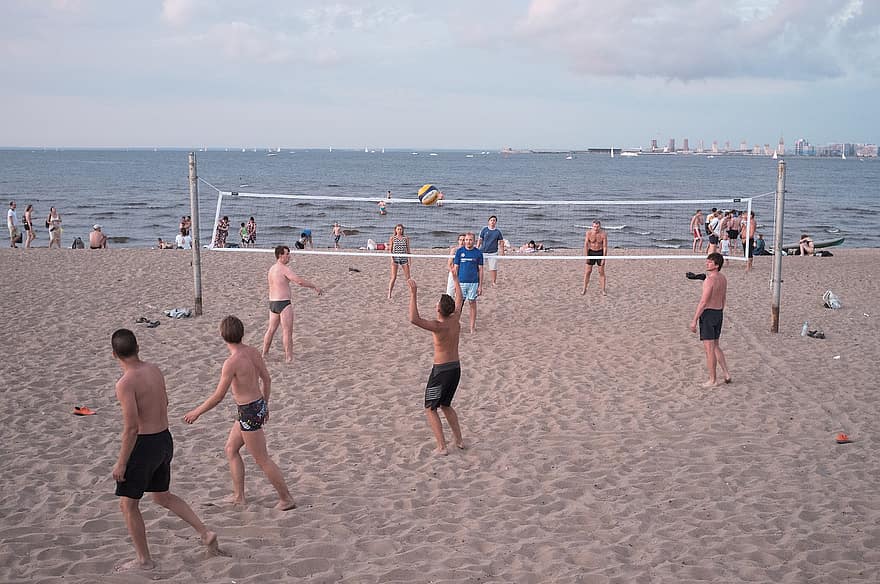 voleibol, platja, turisme, viatjar, vacances, oci, recreació, a l'aire lliure, estiu