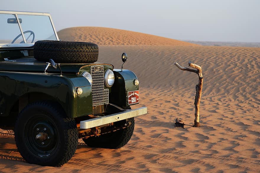 ørken, klitter, bil, køretøj, Ørkenrundvisning, ørken safari, Safari tur, oldtimer, sand, tør, Nationalpark