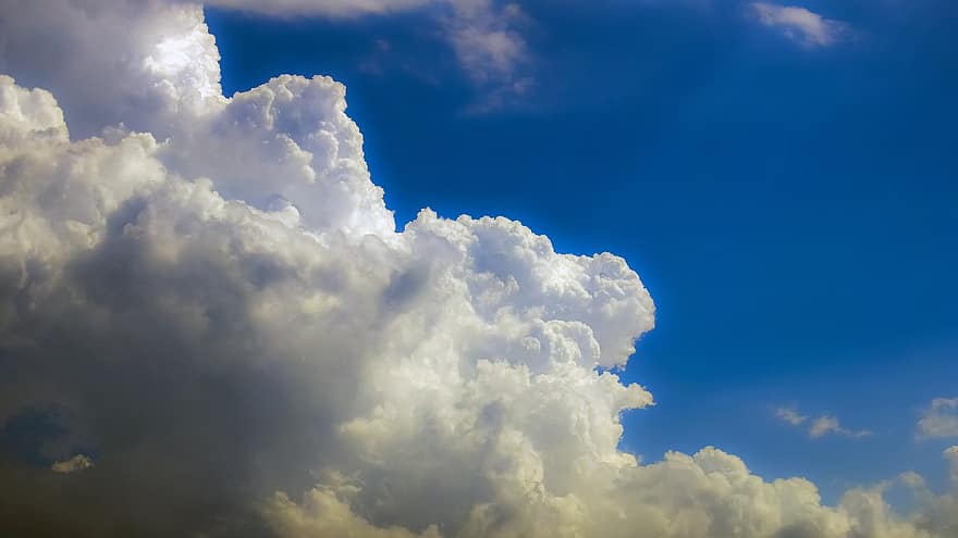 Clouds, Cumulus, Sky, Weather, Atmosphere, Cloudscape, Meteorology, White Clouds