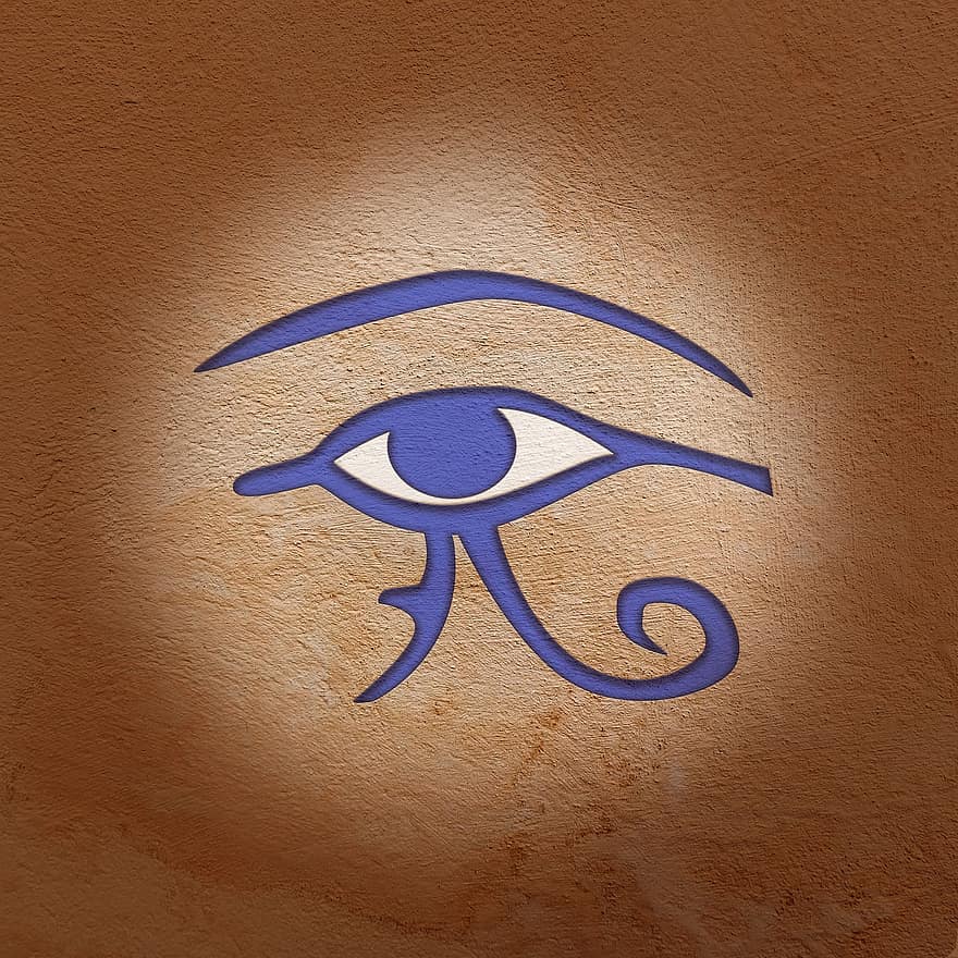 egypten, øje, horus, hieroglyffer, kultur, egyptiske, museum, antikken, symbol