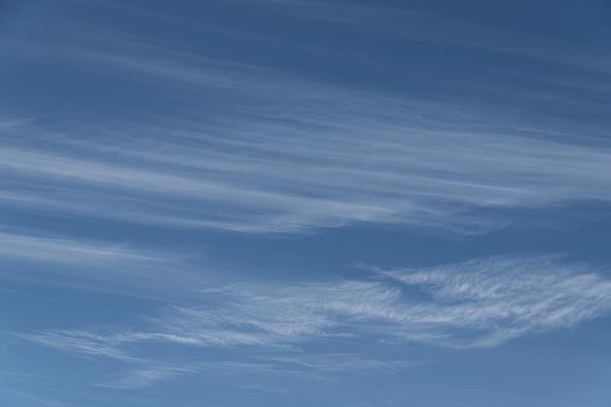 хмари, білий, блакитний, хмарний пейзаж, Фото Pixabay, делікатний, небо