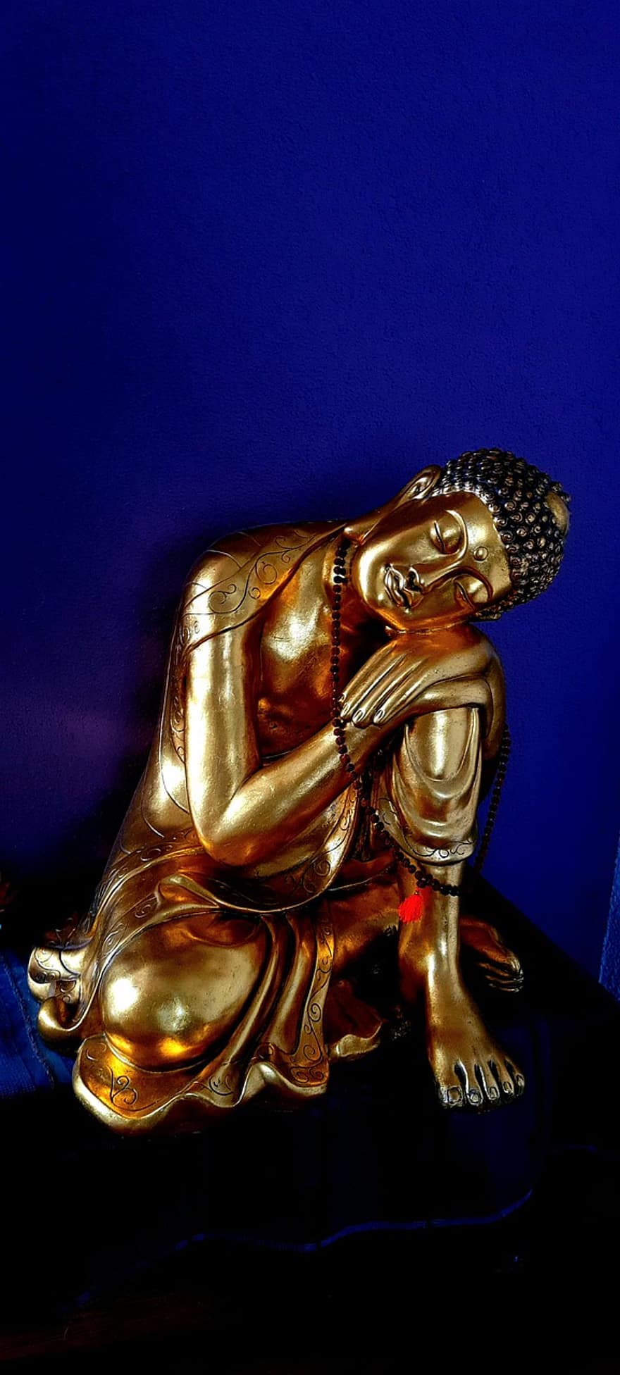 Buda, estatua, yoga, meditación, oro, zen, relajarse, relajación, religión, budismo, espiritualidad