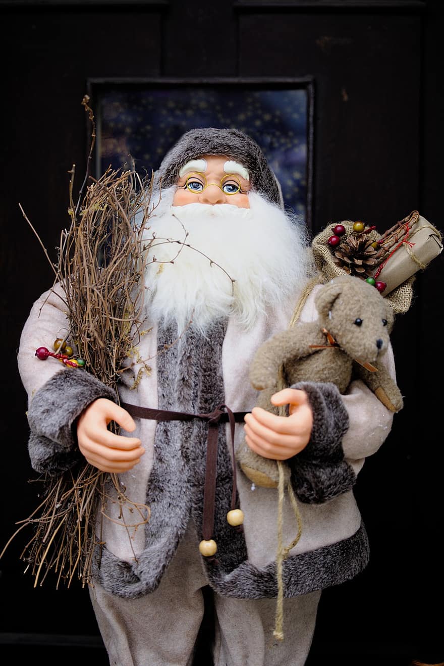 Aziz Nikolas, şekil, Noel, dekorasyon, dekor, Santa, Noel Baba, Noel dekorasyonu, Noel dekoru
