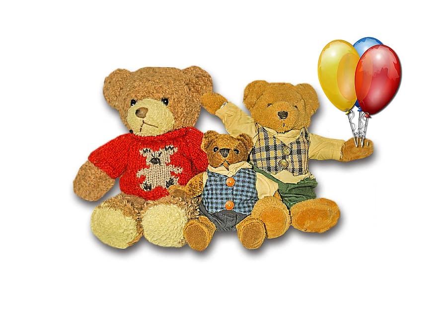 medvěd, Medvídek, Medvěd hnědý, savec, teddy, zvíře, dravec, srst, hračky, rodina medvědů, roztomilý