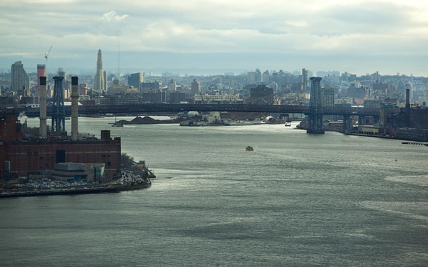 Hudson River, new york, by, New York City, manhattan