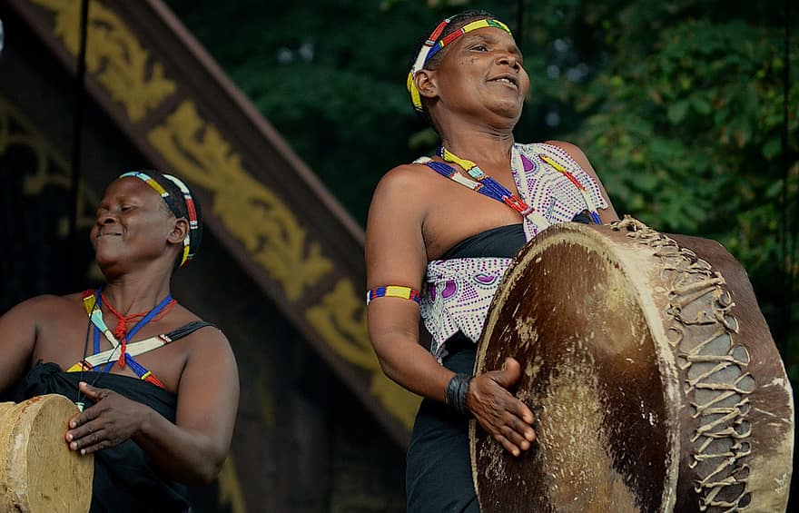 tambor, mulheres, tribo, música, instrumento, tocar bateria, ritmo, desempenho, instrumento musical, étnico, cultura