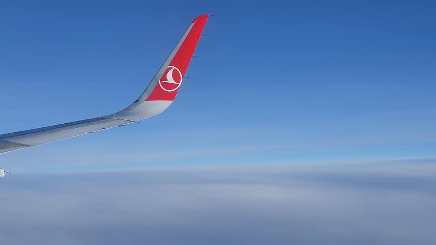 fly, tyrkiske flyselskaper, luftfartøy, himmel, flying, flyselskap