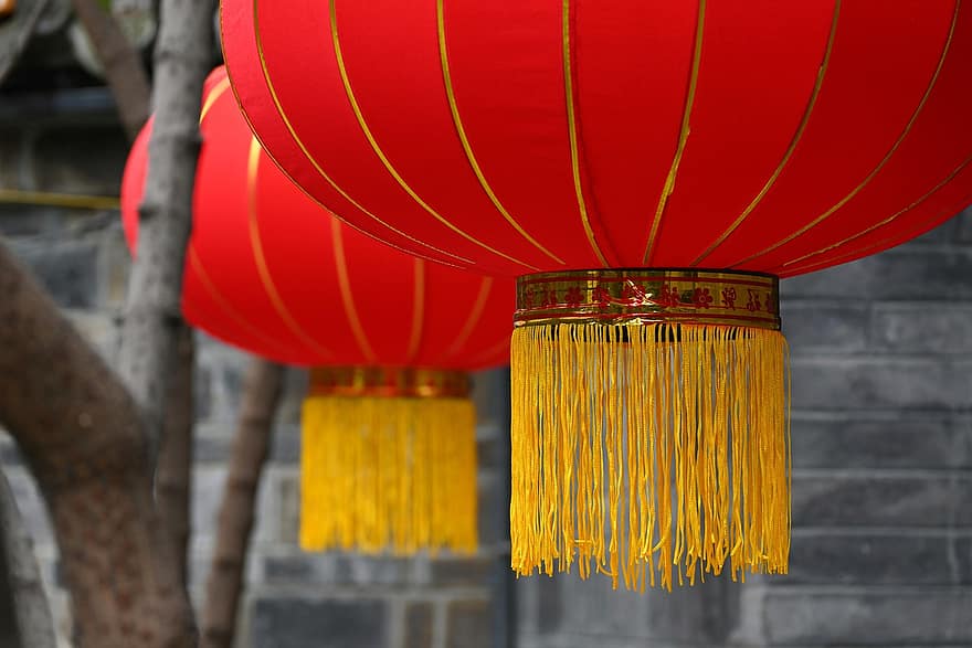 lanterna, Festival da Primavera, ano Novo, tradicional, culturas, cultura chinesa, decoração, cultura do leste asiático, celebração, arquitetura, cultura indígena