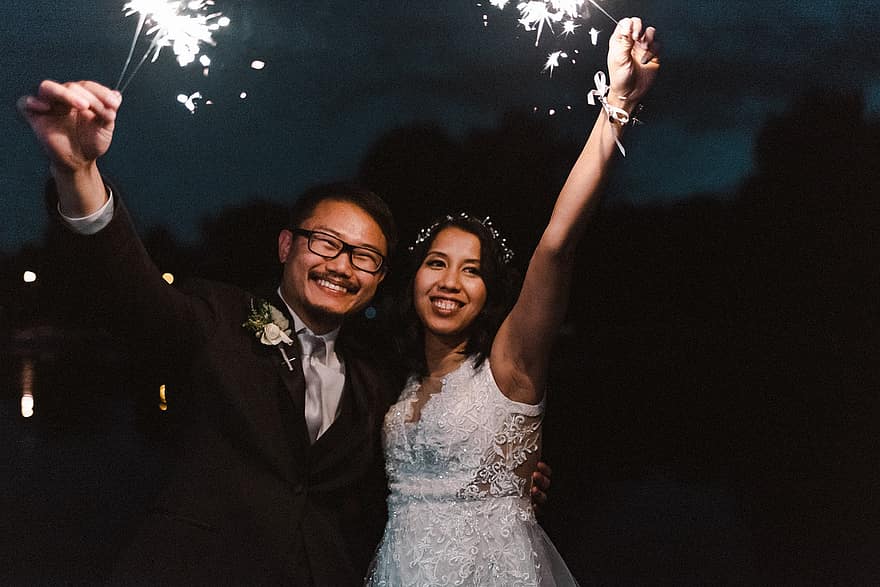Sparkler, Couples, Weddings, Photography, Nyc