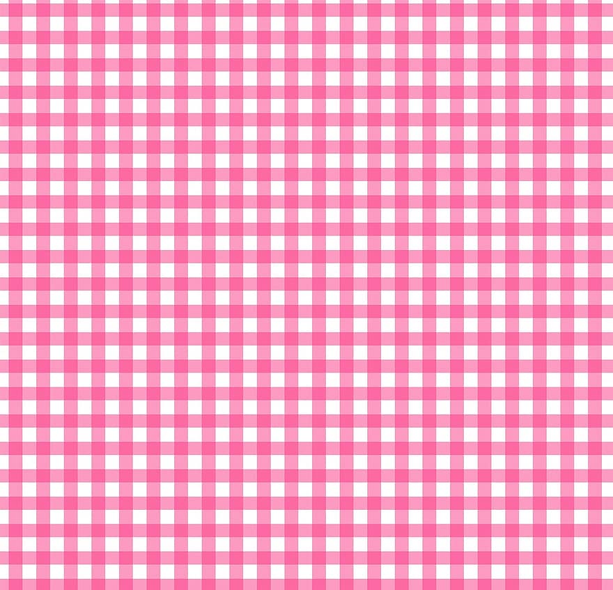 Checks, Checked, Gingham, Pink, White, Background, Pattern, Wallpaper, Paper, Scrapbooking, Background Check