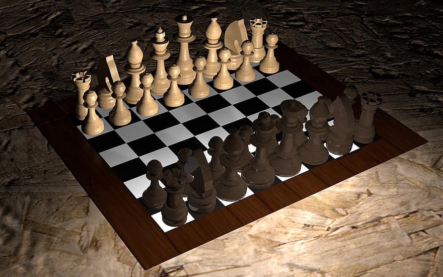 šachy, hrací deska, šachová hra, dřevěné figurky, šachovnici, šachové figurky, dřevo, desková hra, farmáři, gesellschaftsspiel, šachová figurka