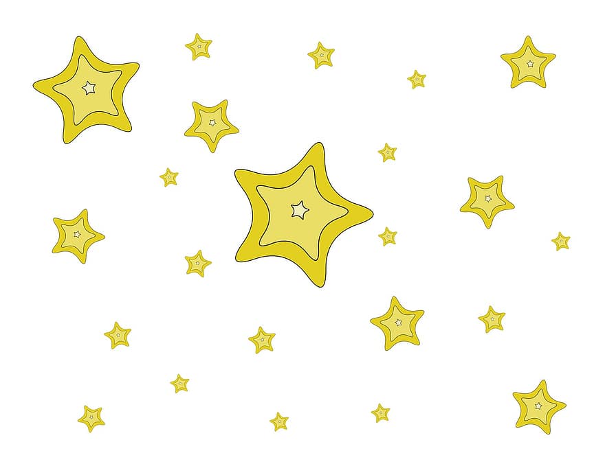 bintang, ruang, langit, hari Natal, latar belakang, ilustrasi, abstrak, dekorasi, pola, vektor, Desain