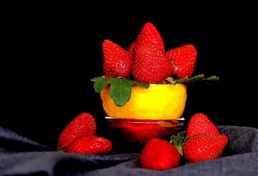 jordbær, frukt, mat, fersk, sunn, moden, organisk, søt, produsere, innhøsting