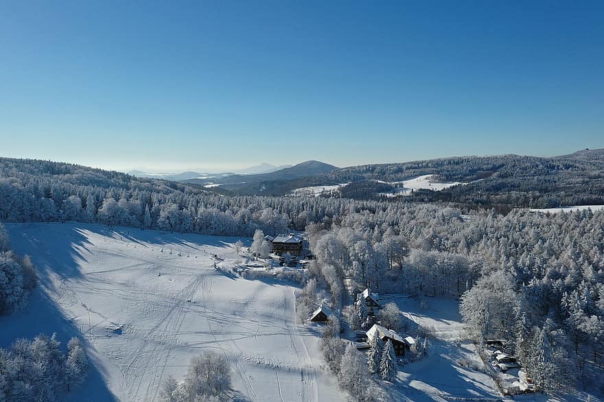 Natur, Winter, Jahreszeit, draußen, Walter Village, Schnee