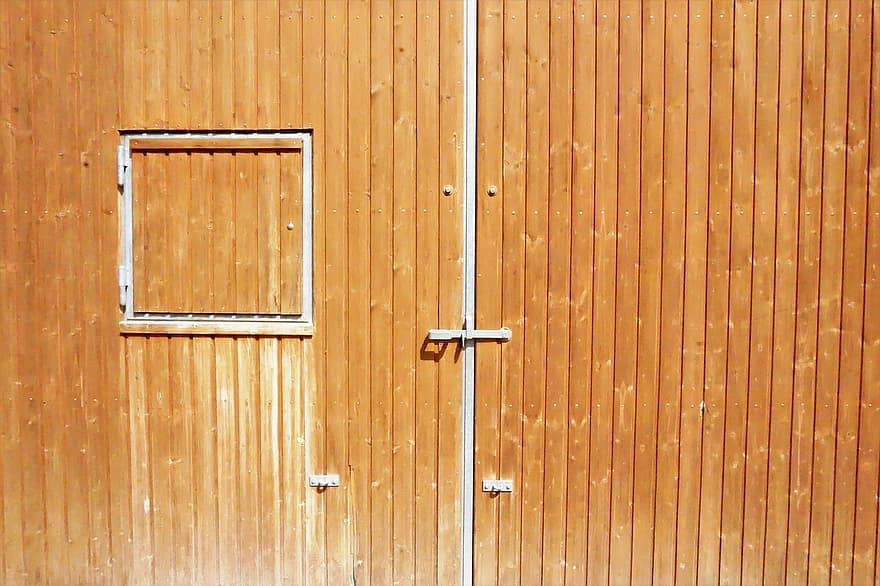 drzwi, drewno, brama, stodoła, wejście, wyjście