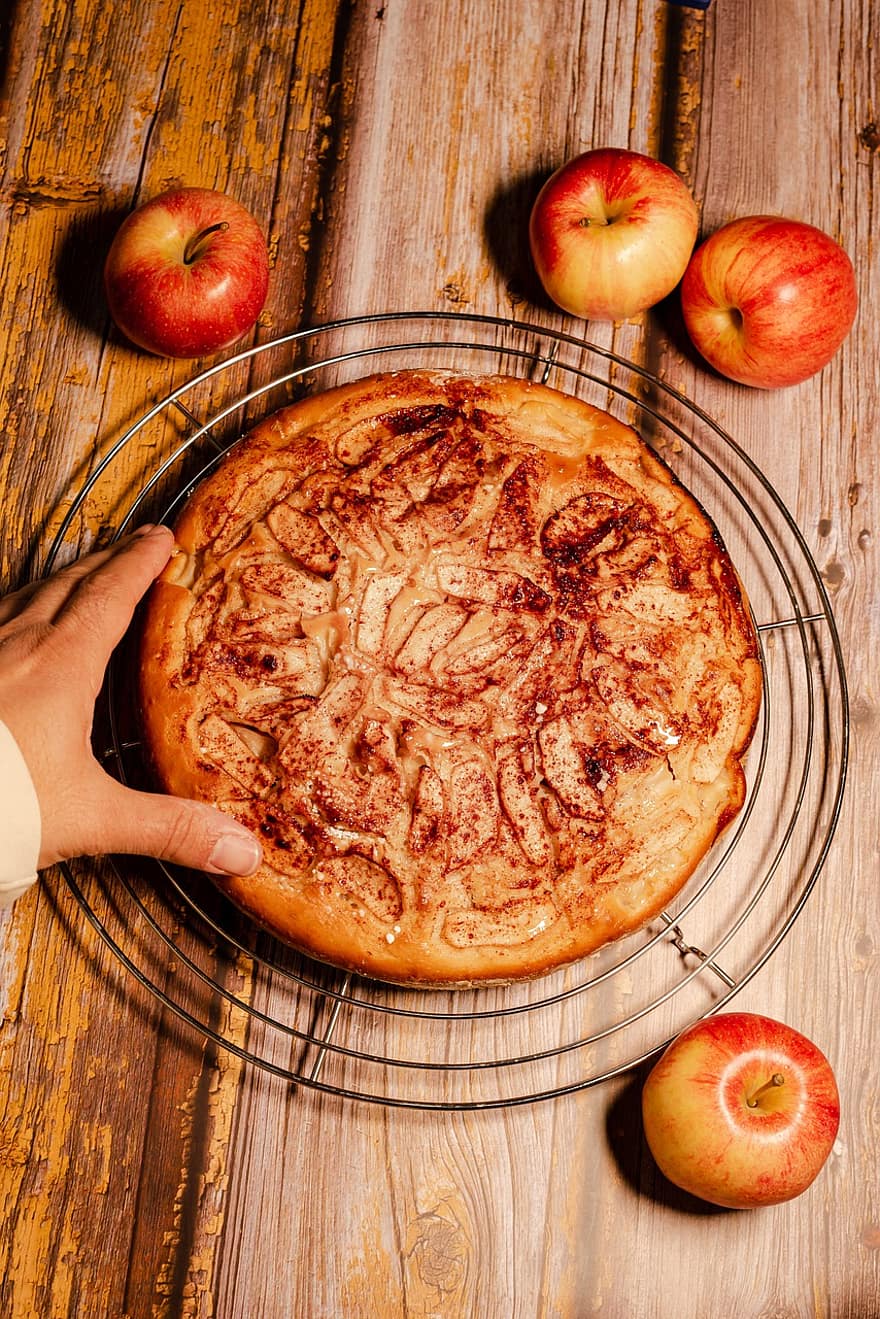 kūka, ābolu pīrāgs, ābolus, augļi, tradīcijas, saldumi, virtuve, kuģi, ābolu, ēdiens, svaigumu