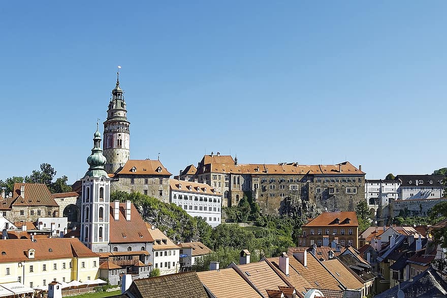 Republica Cehă, Krumnau, český krumlov, Mănăstirea Krumnau, oraș, mănăstire, centru istoric, istoric, a calatori, turism, clădire