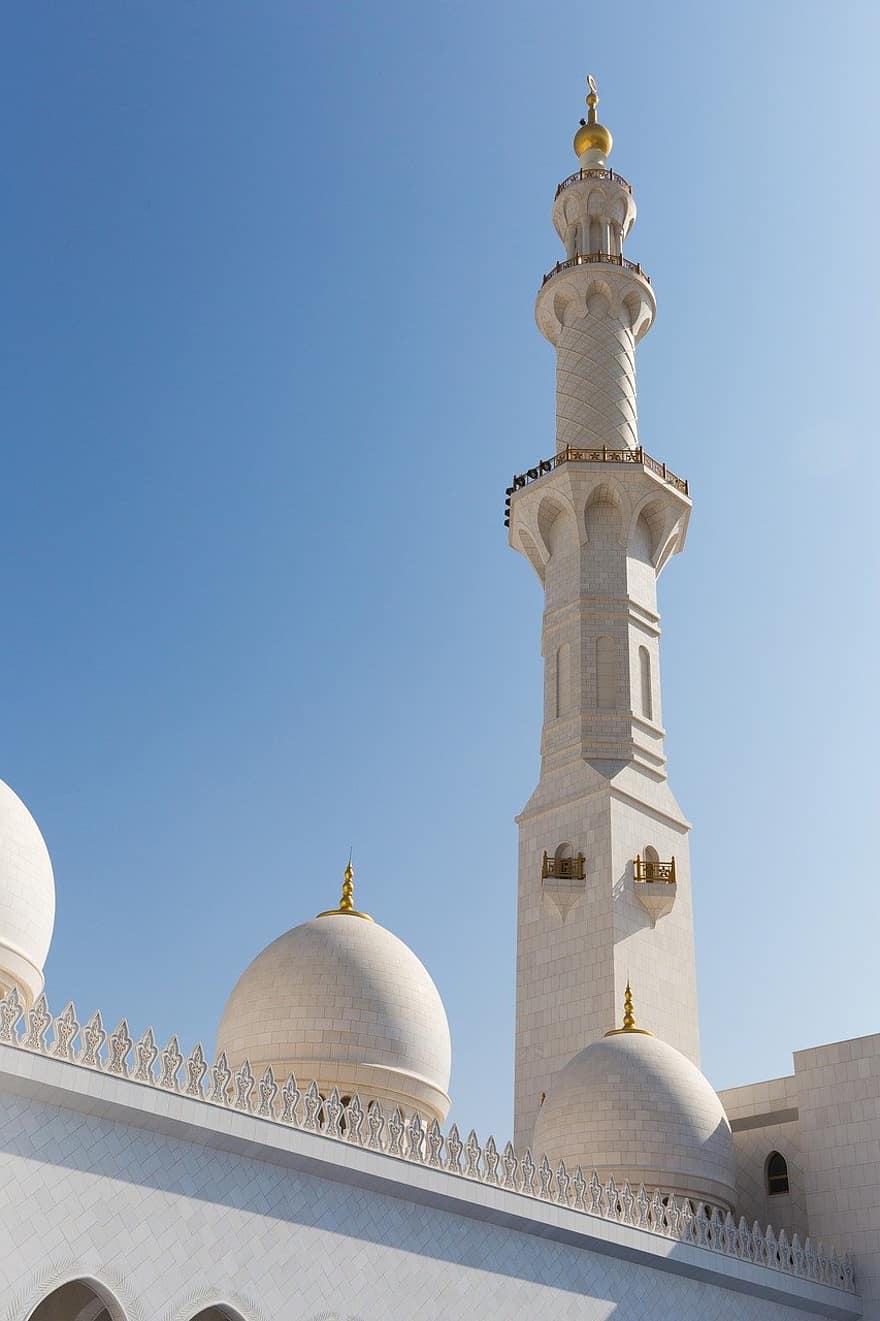 Sheikh Zayed Moschee, Moschee, die Architektur