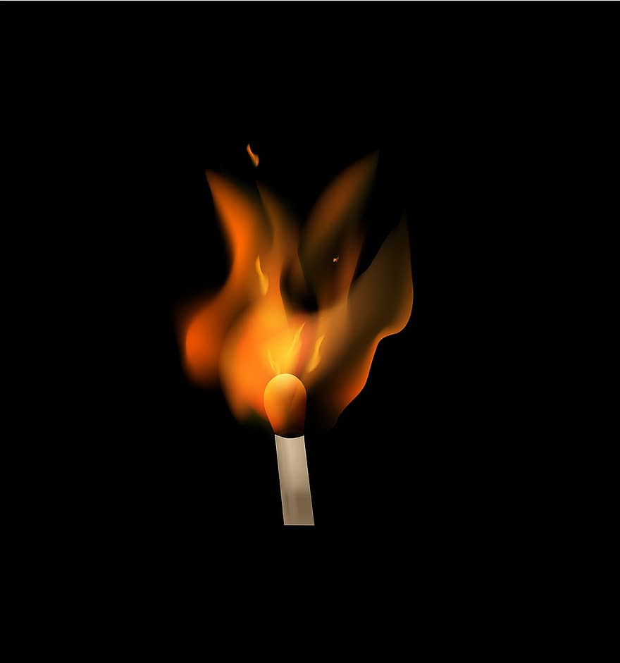 foc, căldură, flacără, desen, fenomen natural, ardere, temperatura, un singur obiect, fundaluri, a închide, galben
