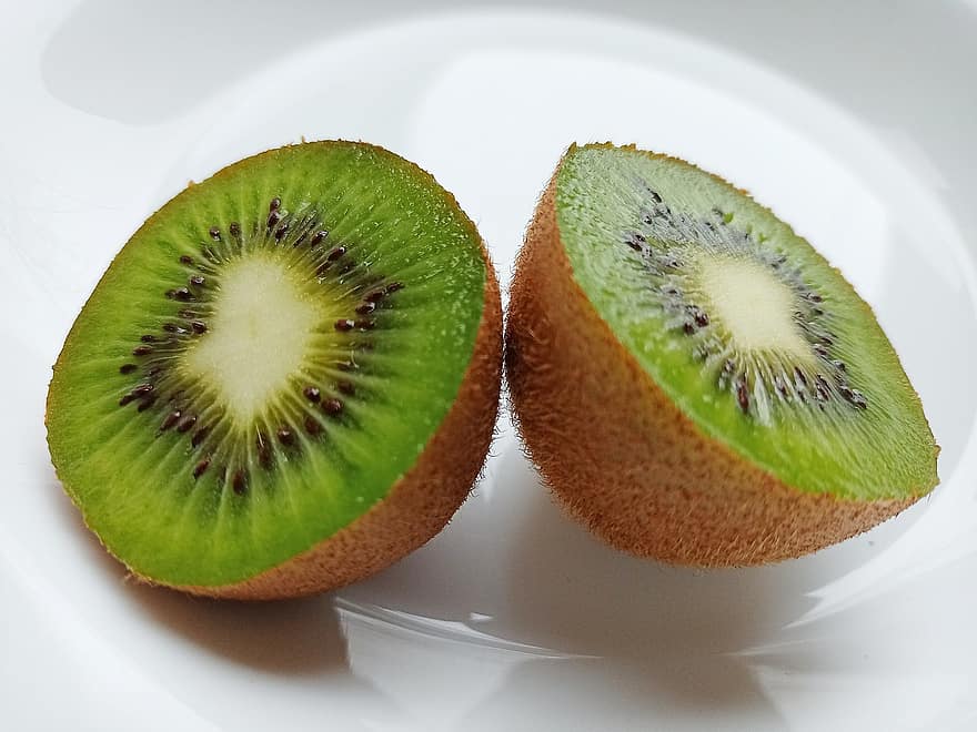 kiwi, Fruta, verde, ensalada, sano, vitaminas