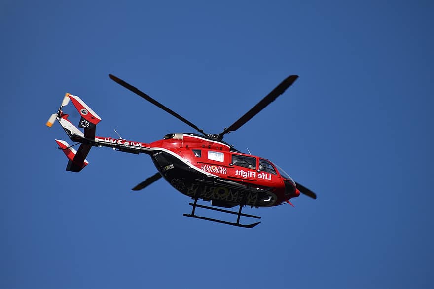 Lifeflight-helikopteri, ensimmäinen vastaaja, ilmailu, lentäminen, ilmasilta, Etsi ja pelasta, ambulanssi, Avaiation, potkuri, nopeasti, korkea