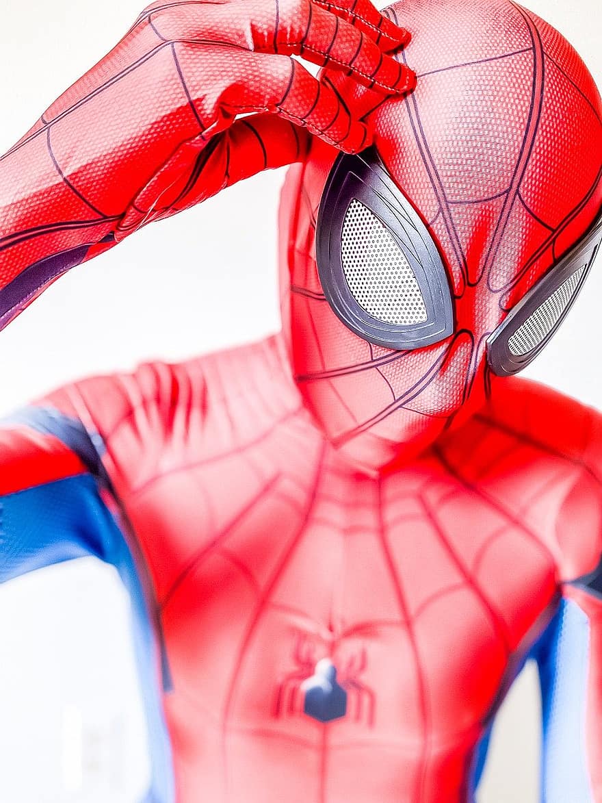 Spider Man, Kostüm, Zentai, Cosplay, Maske