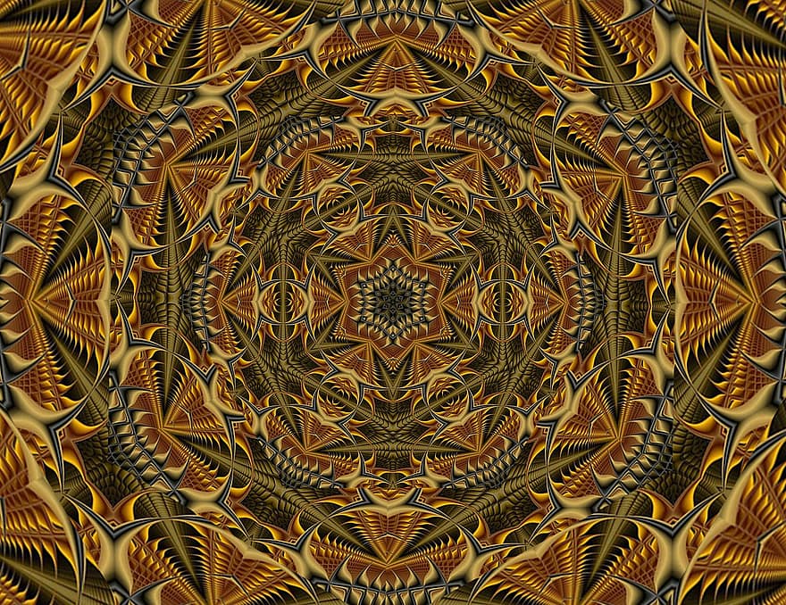 Floral Pattern, Kaleidoscope, Background, Abstract Art, Texture, pattern, decoration, abstract, backgrounds, illustration, design
