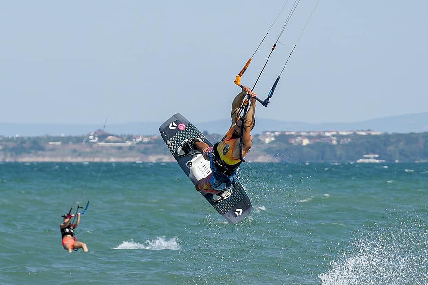Man, Board, Ocean, Kite Surfing, Water Sports, Kite, Kite Boarding, Water, Surf, Sea, Kite Surfer