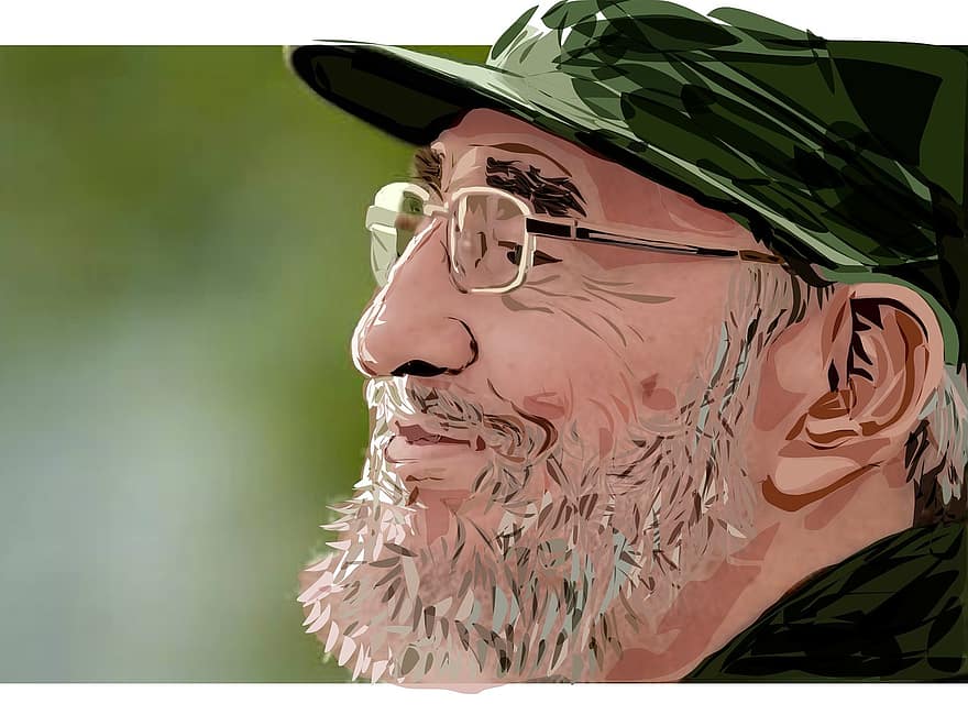 Фидел, Кастро, революционер, политик, Куба, 1959, президент, портрет, куба либре