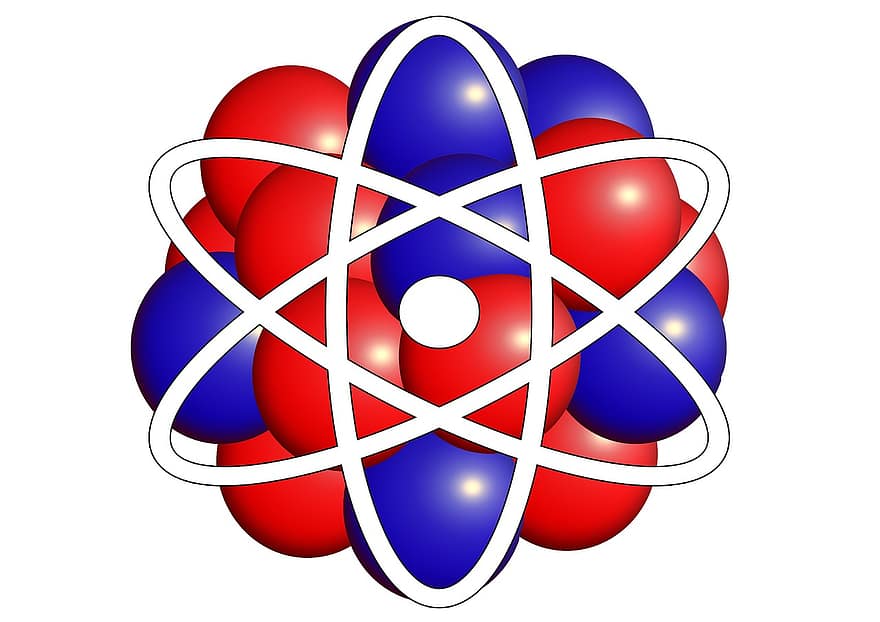 atom, symbol, tegn, atommodell, abstrakt