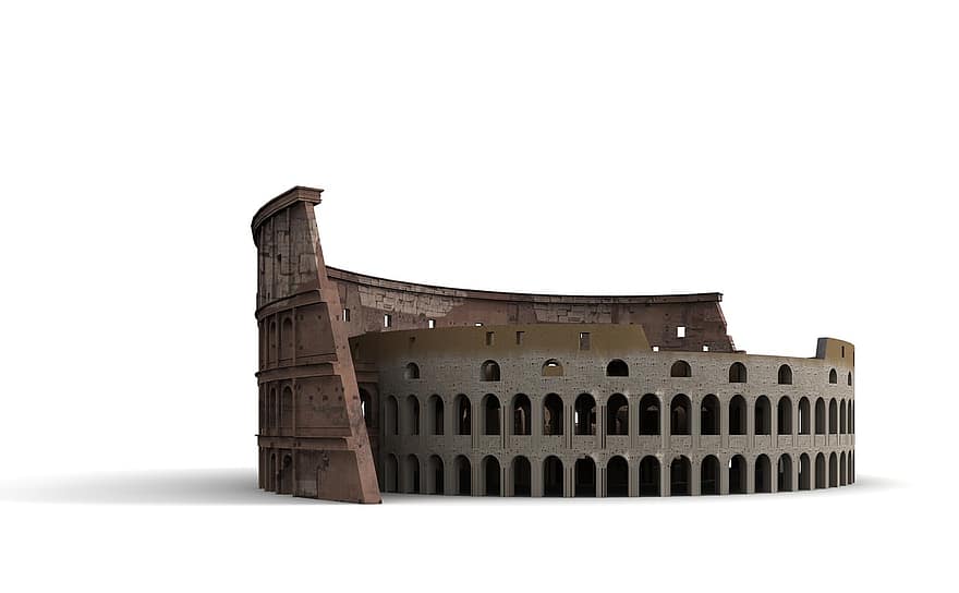 colosseum, Roma, katedra, architektūra, pastatas, bažnyčia, lankytinos vietos, istoriškai, turistų, patrauklumas, orientyras