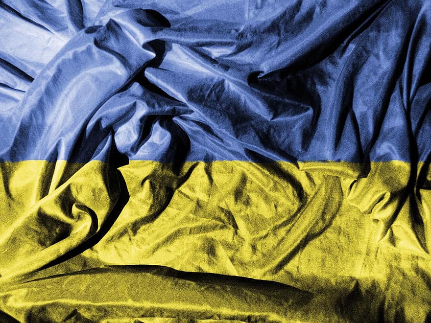 flaga, symbol, Ukraina, Kijów, ukraiński, patriotyzm, tła, wzór, uszkodzony, historia, abstrakcyjny