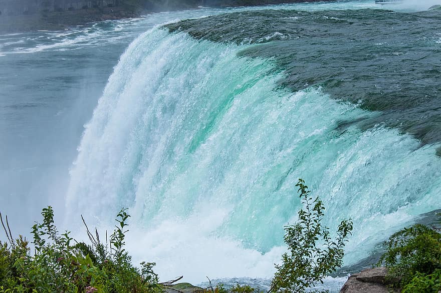 Niagara vízesés, vízesések, niagara esik az állami parkba, állami park, víz, tájékozódási pont, híres mérföldkő, Látvány, színpadi, Niagara megye, New York