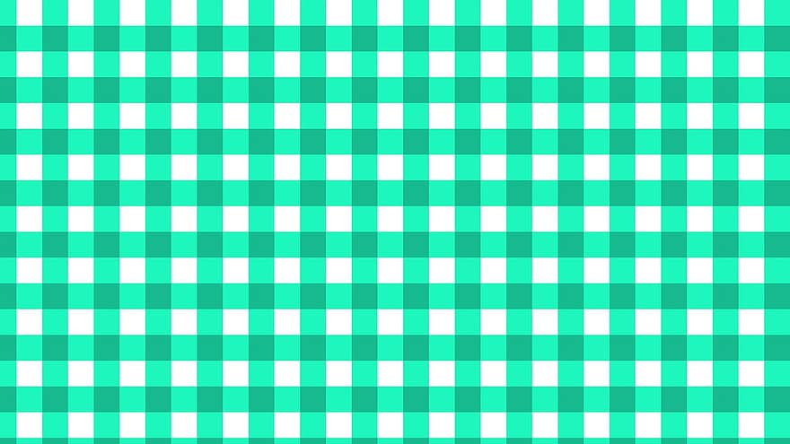 Checks, Checked, Gingham, White, Green, Pattern, Wallpaper, Paper, Scrapbooking, Seamless, Background Check