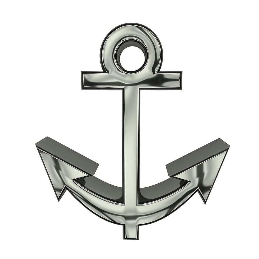 Anchor, Boat, Ship, Hope, Loyalty, Shipping, Logo, Button, Symbol, Characters