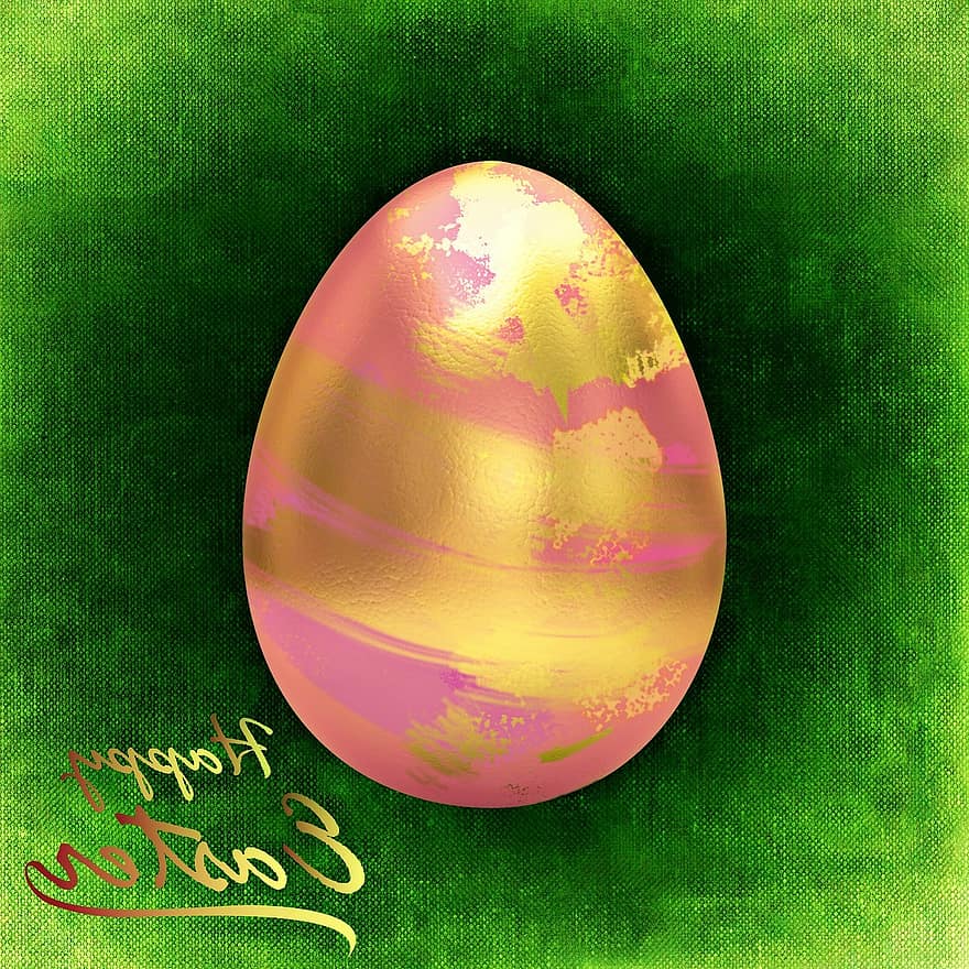 húsvéti, üdvözlőlap, Kellemes Húsvéti Ünnepeket, tojás, színes