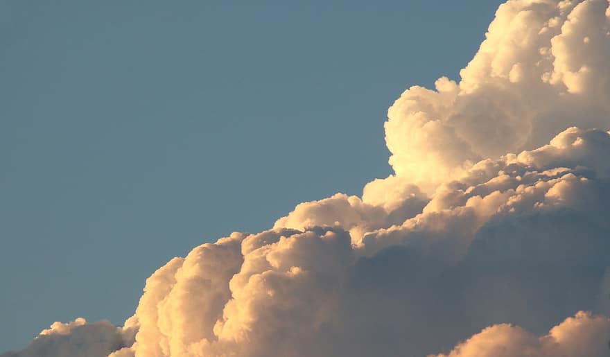 debesys, kumulusas, „cloudscape“, meteorologija
