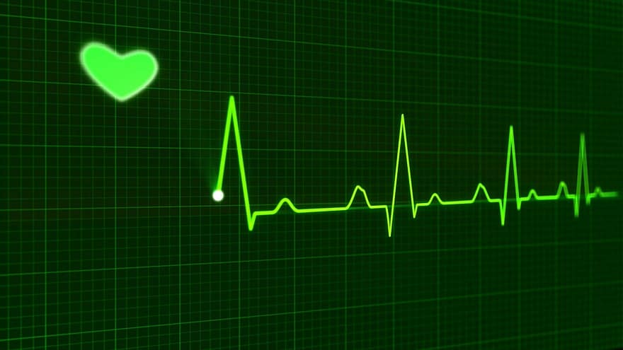 širdies plakimas, pulsas, sveikatos apsauga, medicina, širdis, Medicininė įranga, įranga, pulsuojantis, banga, kompiuterio grafika, stebėseną