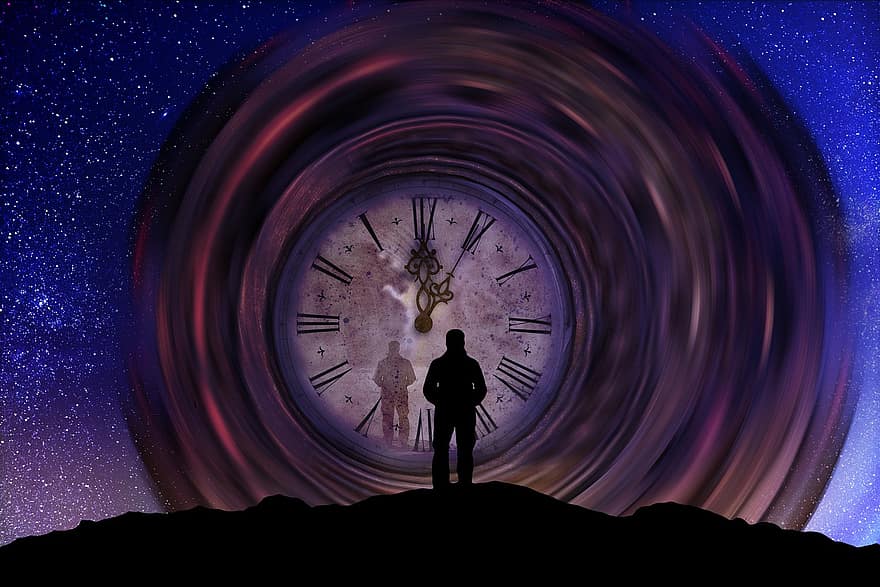 waktu, jam, pria, alam semesta, kefanaan, Armageddon