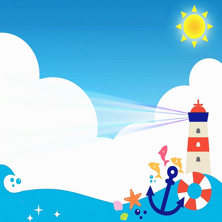 Lighthouse, Ocean, Nautical, Sea, Sky, Tower, Light, Water, Coast, Landscape, Nature