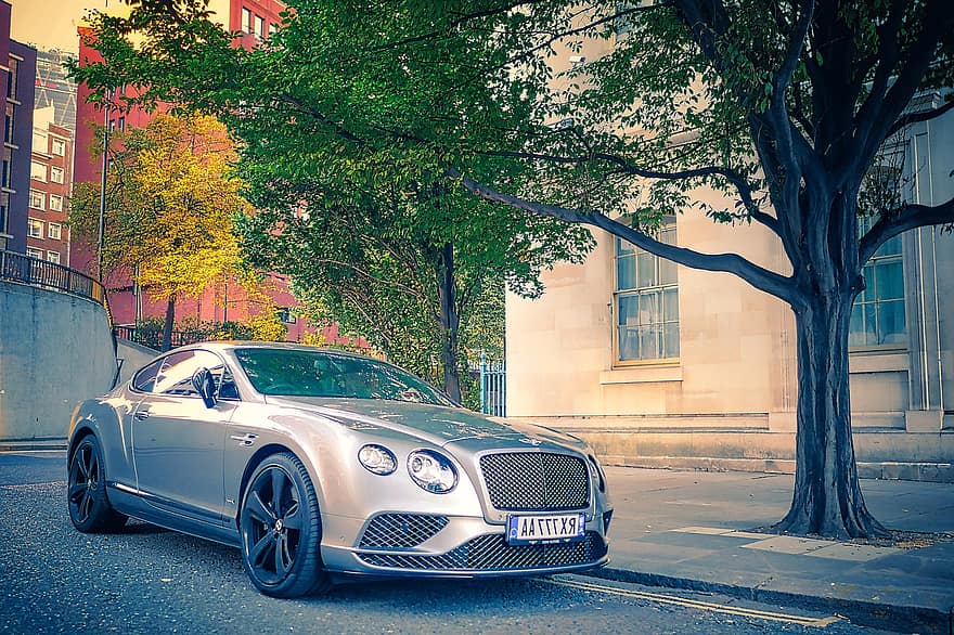 Bentley, Luxury Car, Vehicle, Automobile, Luxury Vehicle, London, Uk, car, transportation, land vehicle, sports car