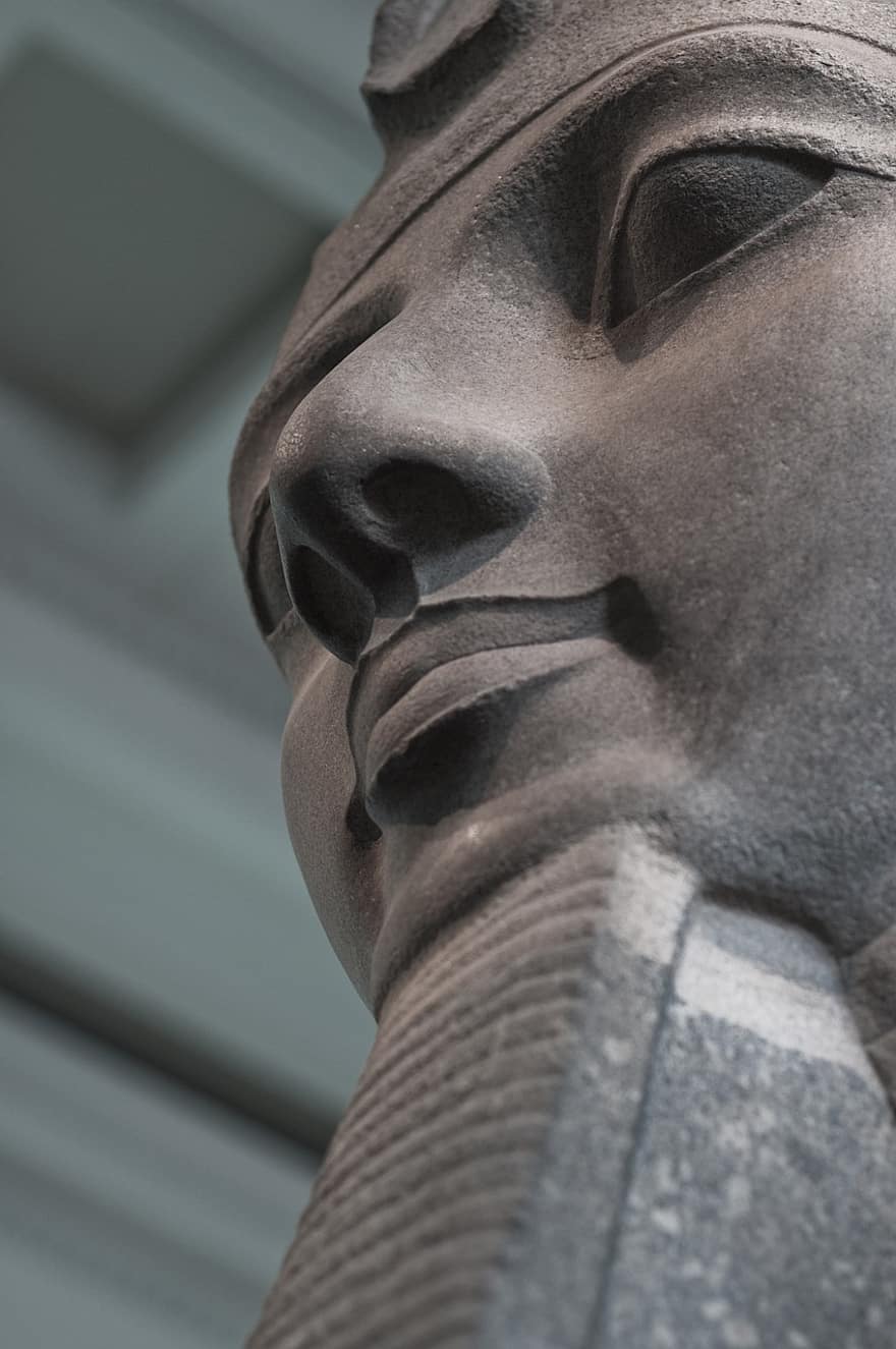 エジプト人、彫刻、ラムス、ファラオ、ソベック、ホルス、歴史的な、像、古代の、文化、アンティーク