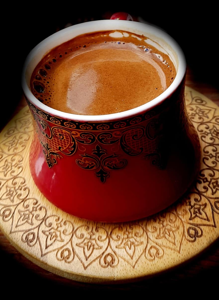 koffie, kop, drinken, cafeïne, geroosterd, aroma, warme drank, mousserend, espresso, cultuur, Turkije